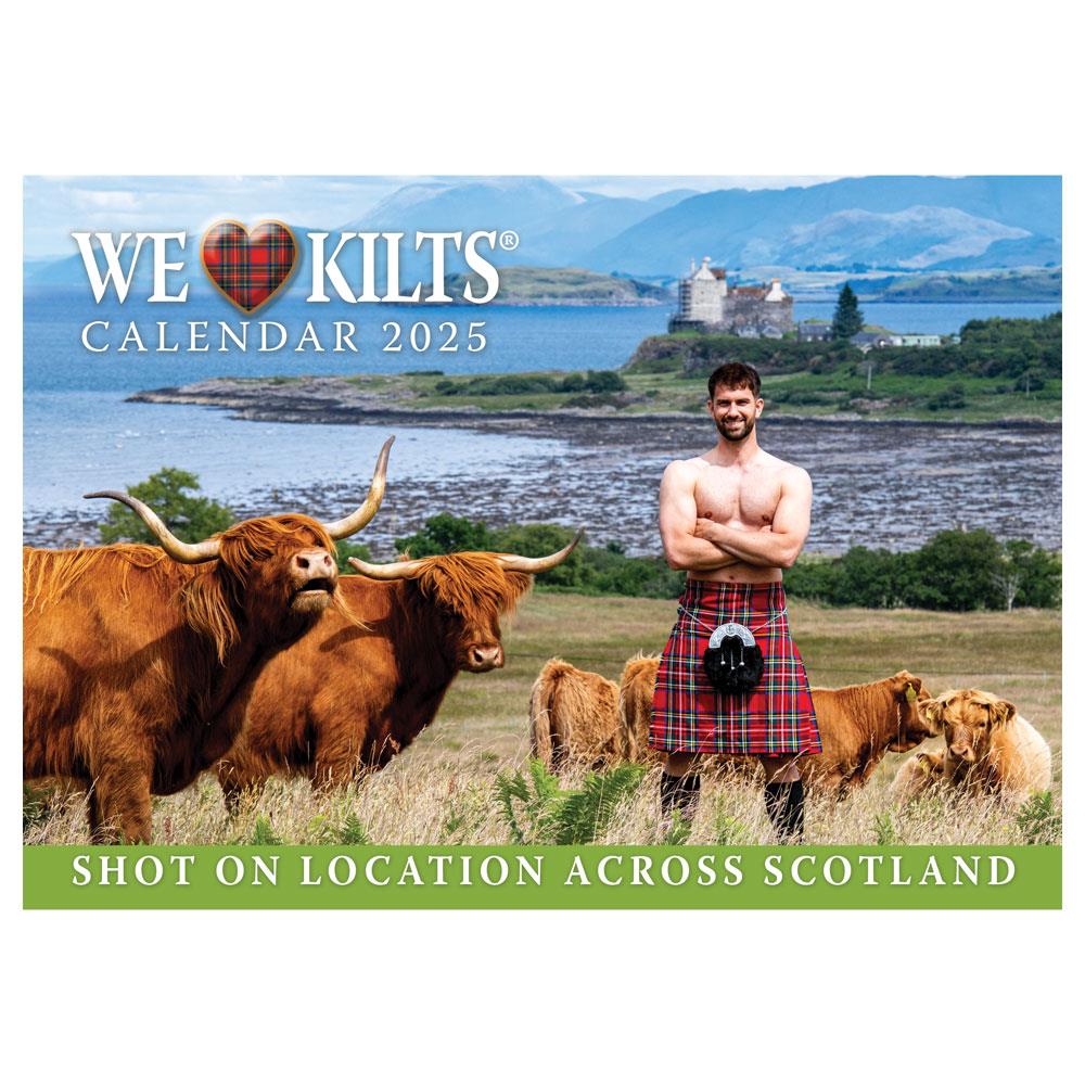 We Love Men In Kilts 2025 Wall Calendar Large And Compact 2 Pack