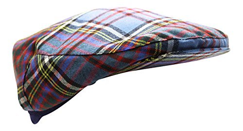 One Size Tartan Golf Cap Anderson