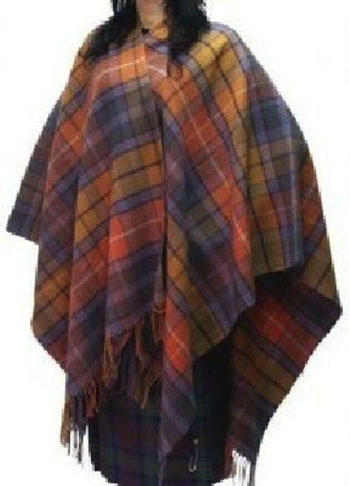 Large Tartan Serape - 14 Tartans