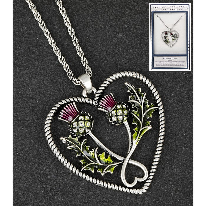 Thistle Heart Necklace