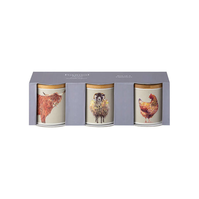 Set of 3 Storage Tins