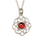 July Ruby Birthstone Necklace