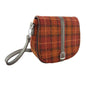 Burnt Orange Tartan Shoulder Bag