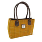 Mustard Yellow Tartan Handbag