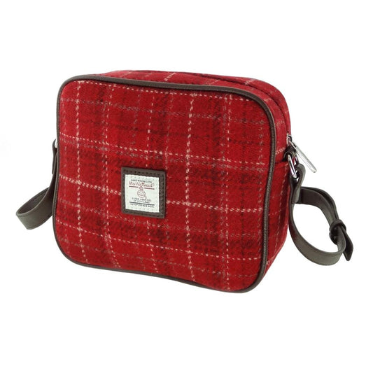 Red Tweed Almond Handbag