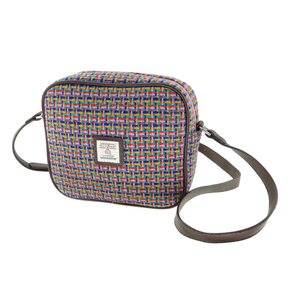 Jazzy Weave Tweed Almond Handbag