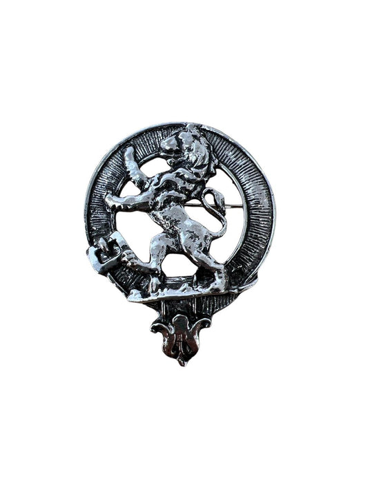 Lion Rampant Clan Cap Badge