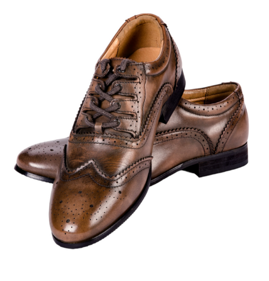Norwood Collection Brown Leather Ghillie Day Brogues