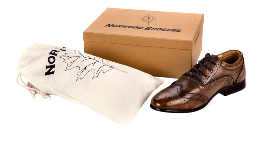 Norwood Collection Brown Leather Ghillie Day Brogues