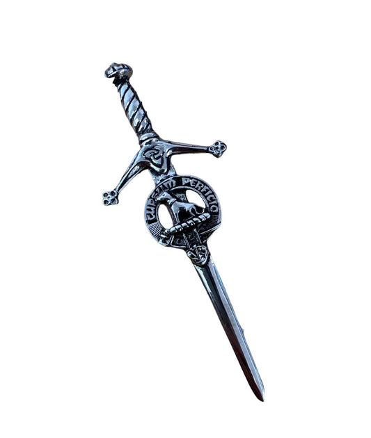Hunter Clan Sword Kilt Pin