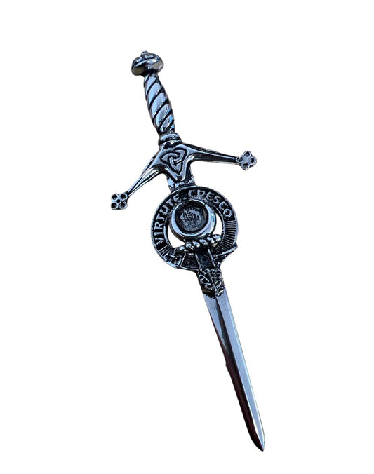 Leask Clan Sword Kilt Pin