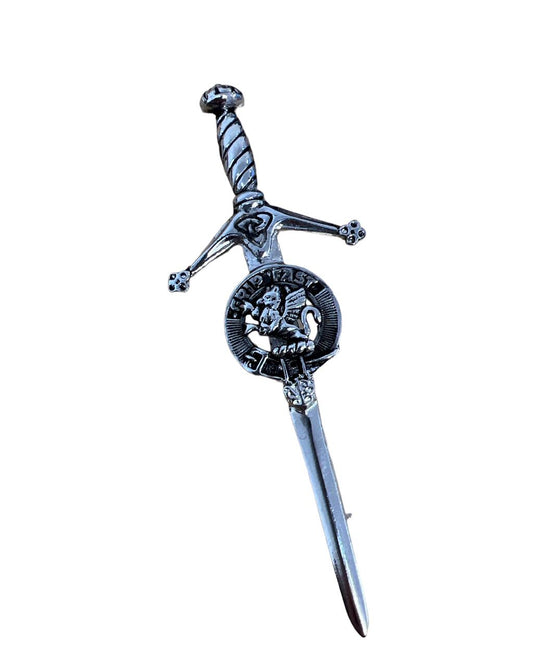 Leslie Clan Sword Kilt Pin