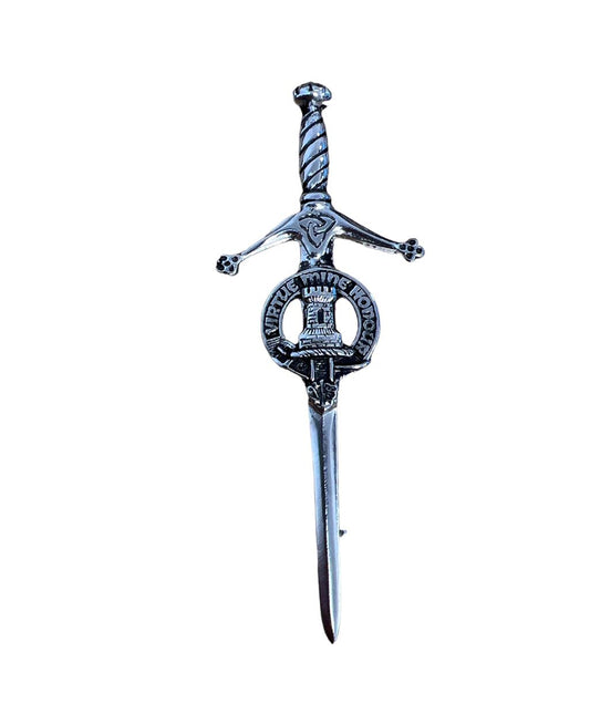 MacLean Clan Sword Kilt Pin