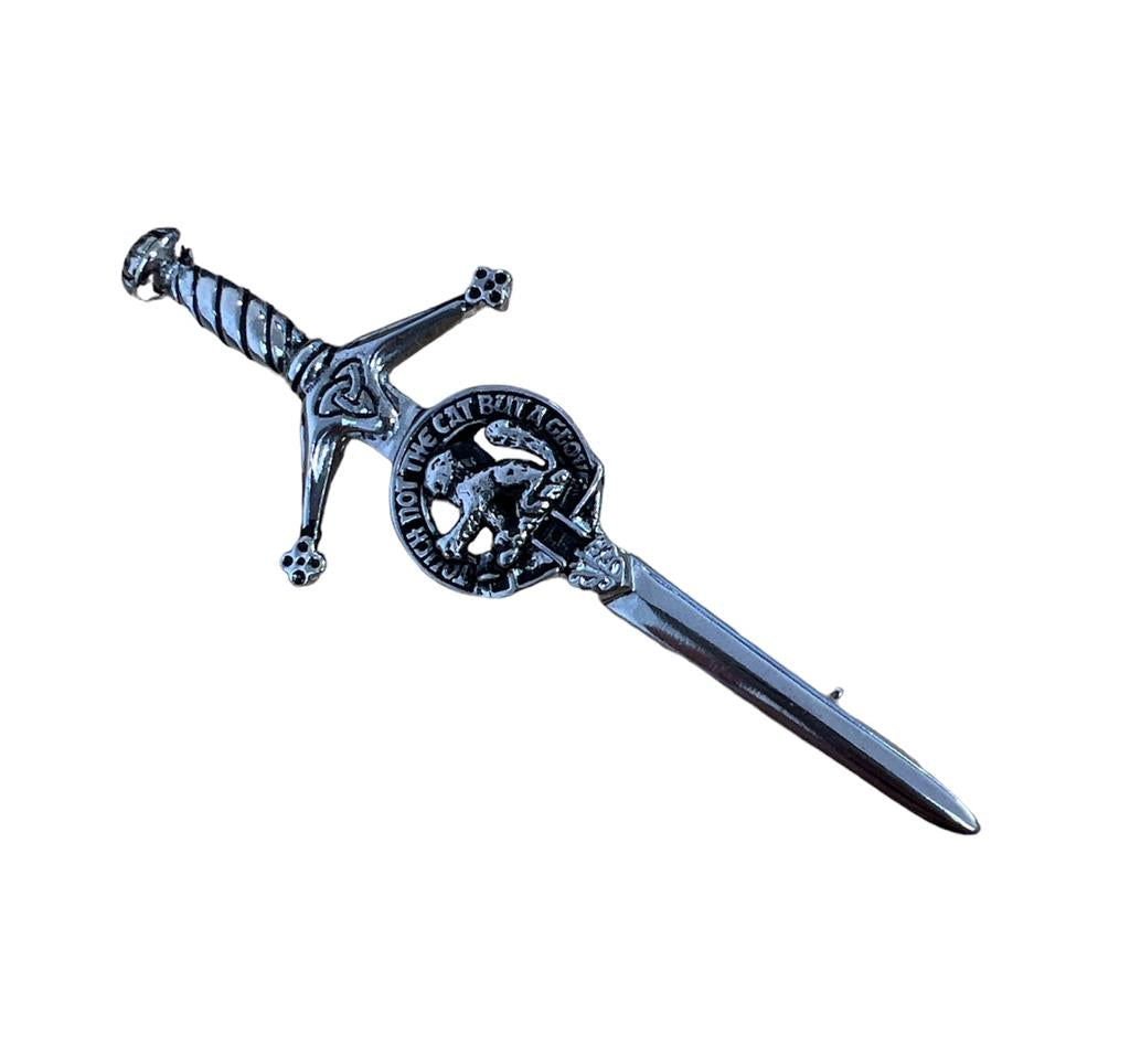 MacPherson Clan Sword Kilt Pin