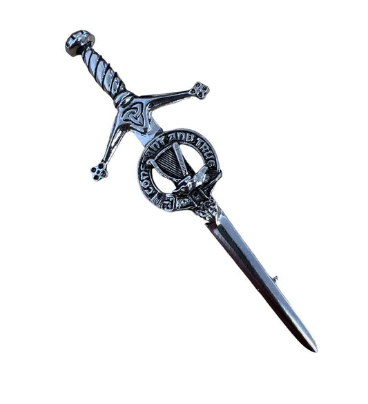 Rose Clan Sword Kilt Pin