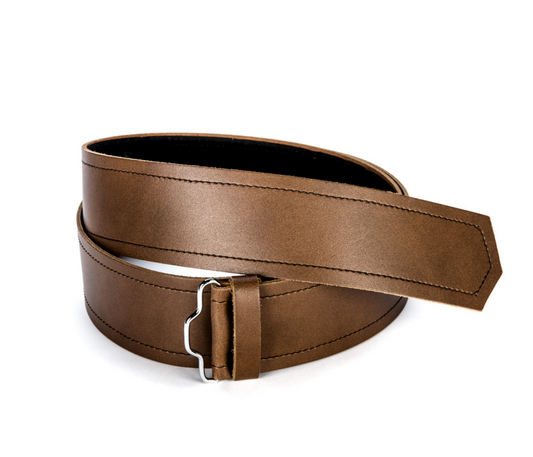 Self Fastening leather Kilt Belt - 4 Sizes