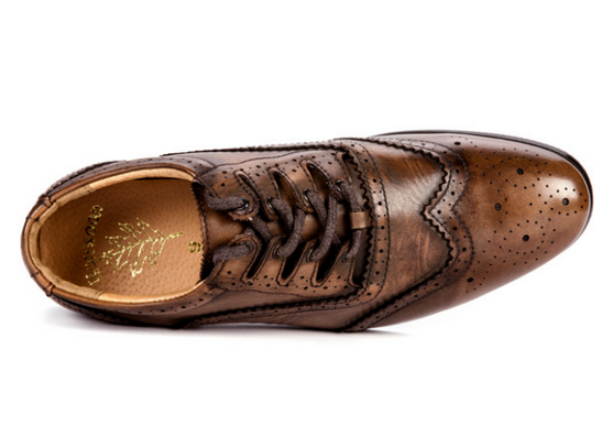 Norwood Collection Brown Leather Ghillie Day Brogues