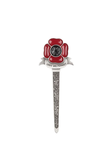 Matt 'Lest We Forget' Poppy Kilt Pin