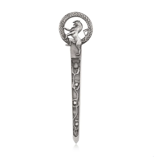 Matt Lion Rampant Kilt Pin