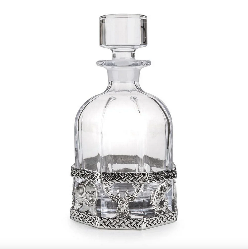 Icons Of Scotland Glass Whisky Decanter