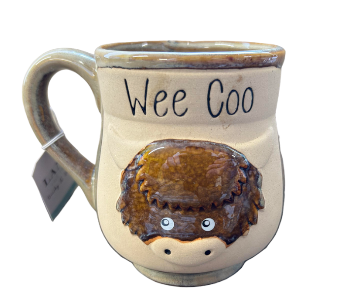 Stoneware Highland Cow Quote Mug