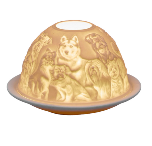 Small Dome Tealight Holder - Best Friends