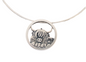 Highland Cow Silver Necklet