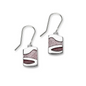 Arizona Mullberry Pink Sterling Silver Dangle Drop Earrings