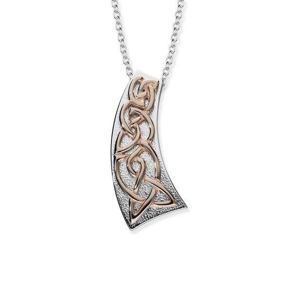 Cullin Silver & 9CT Rose Gold Necklace