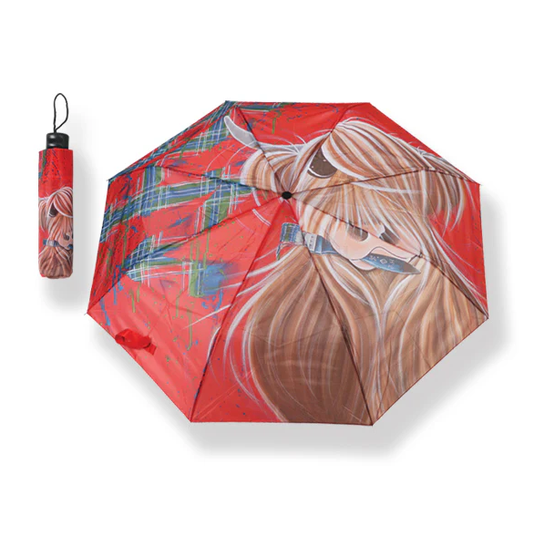 Highland Cow Folding Umbrella - 4 Designs