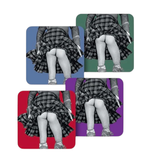 Multicolour Highland Swing Coaster Set