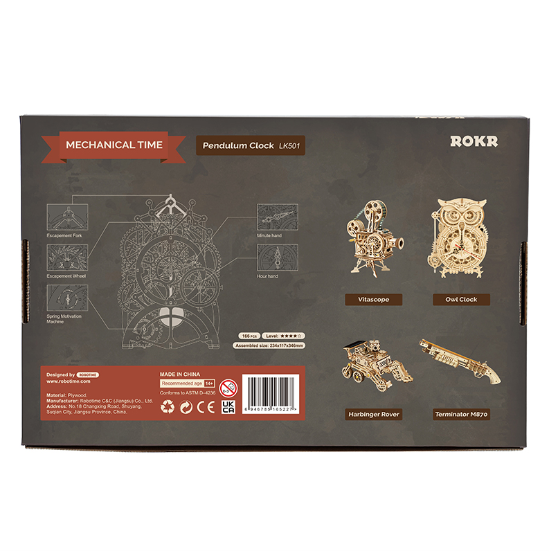 Pendulum Clock Model Kit