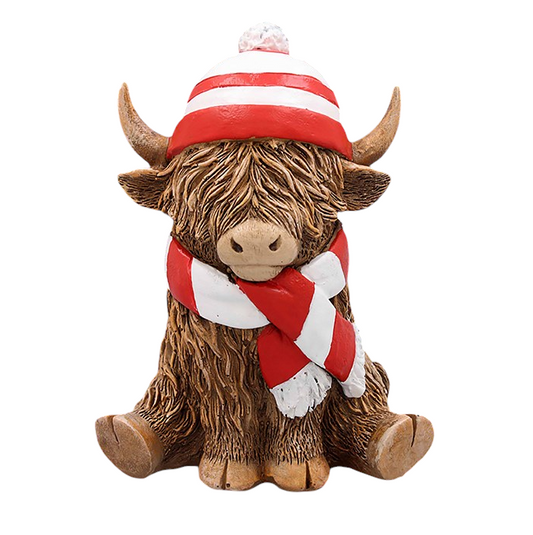 Aberdeen Scarf & Hat Footy Dons Highland Cow