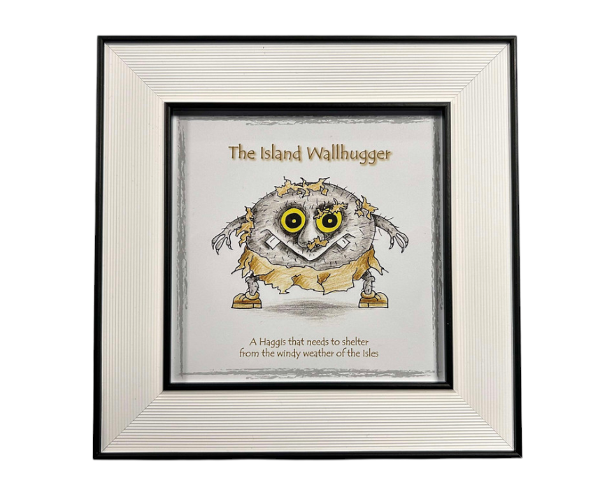 The Concise Guide To The Haggis Of Scotland Framed Print - The Island Wallhugger