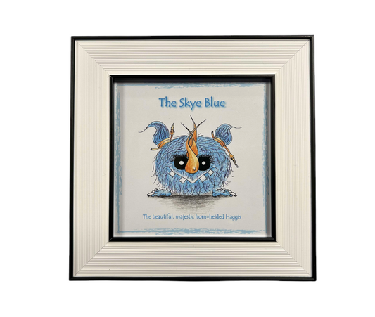 The Concise Guide To The Haggis Of Scotland Framed Print - The Skye Blue