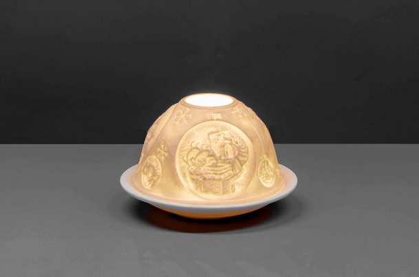 Small Dome Tealight Holder - Christmas Stories