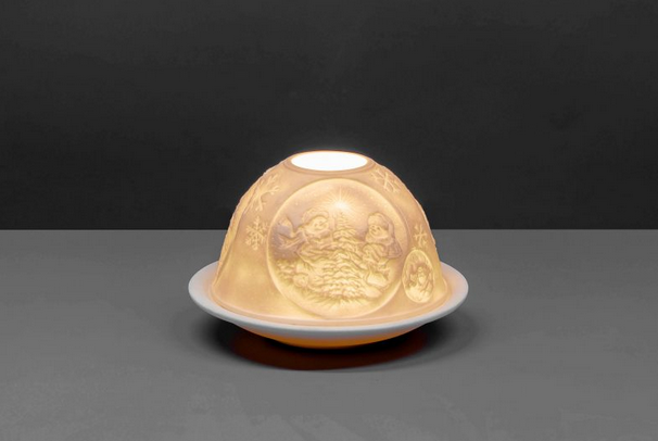 Small Dome Tealight Holder - Christmas Stories