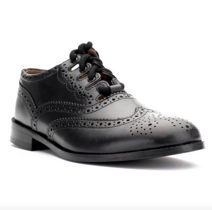 Traditional Black Ghillie Brogues