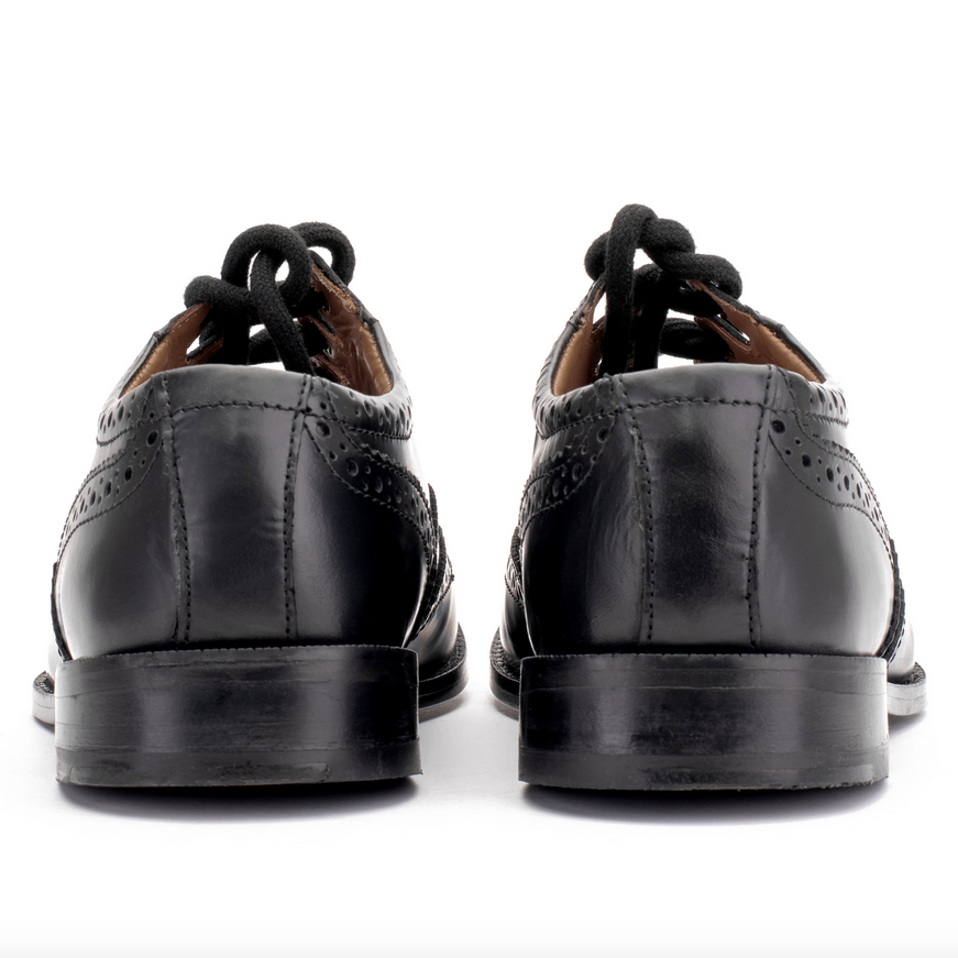 Traditional Black Ghillie Brogues