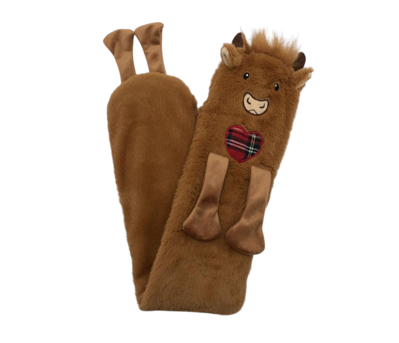 Highland Cow 1.7L Long Hot Water Bottle