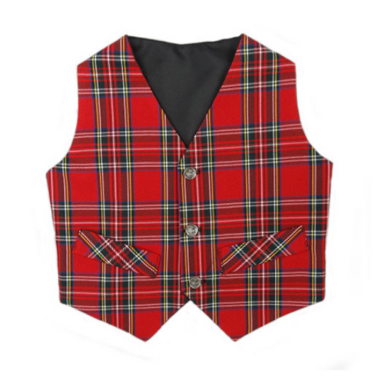 Children's Royal Stewart Waistcoat