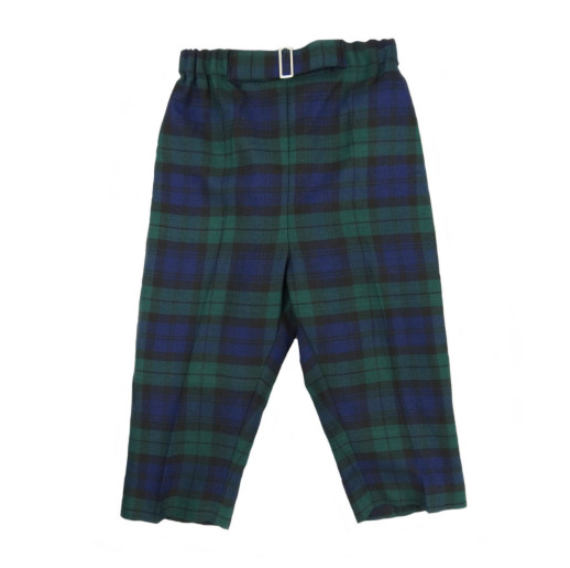 Children's Dress Trousers Trews In Black Watch Tartan