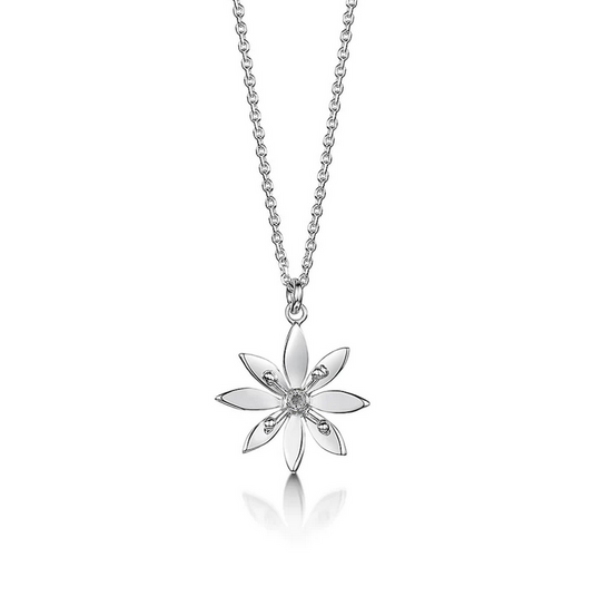 Allium Sterling Silver Medium Necklace