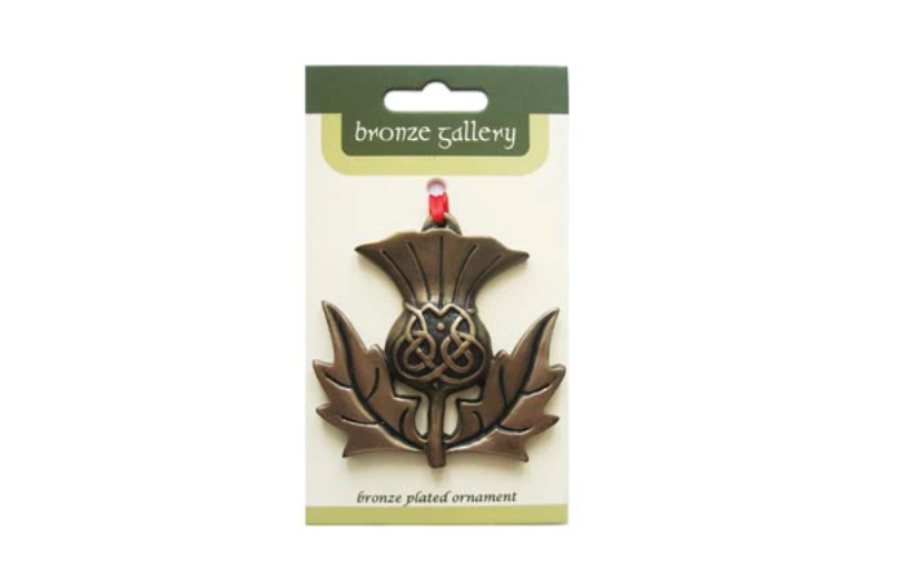 Celtic Thistle Bronze Hanger