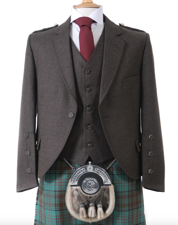 Peat Crail Highland Jacket & Waistcoat