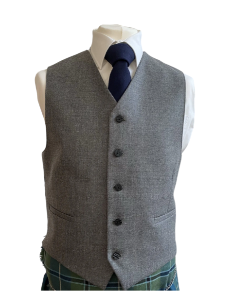 Graphite Crail Highland Jacket & Waistcoat