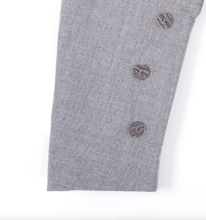 Light Grey Braemar Tweed Jacket & Waistcoat