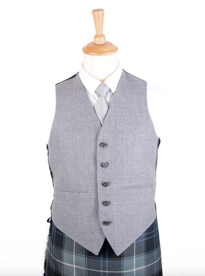 Light Grey Braemar Tweed Jacket & Waistcoat