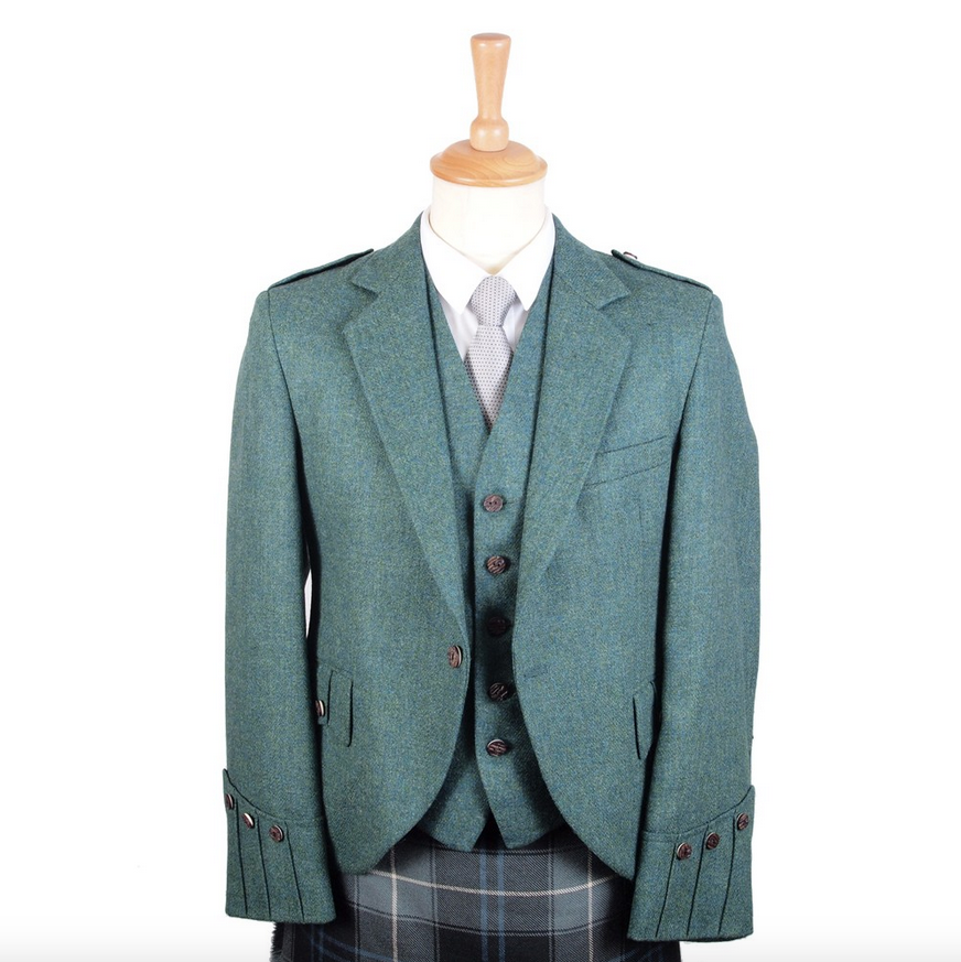 Highland Green Argyll Jacket and Waistcoat