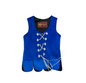 Aboyne Dance Waistcoat In Blue - Size 26